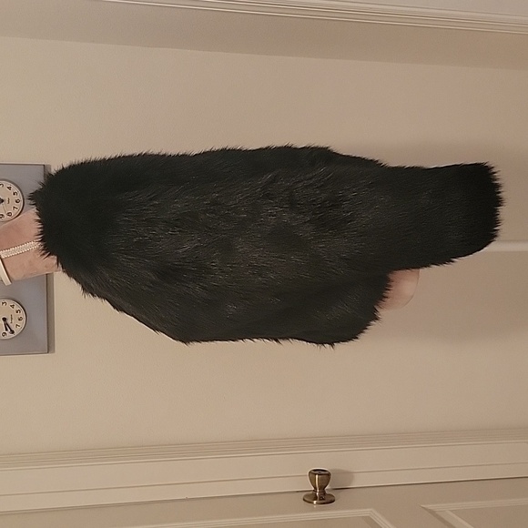 H&M Black Faux Fur Kids Jacket - Picture 3 of 6